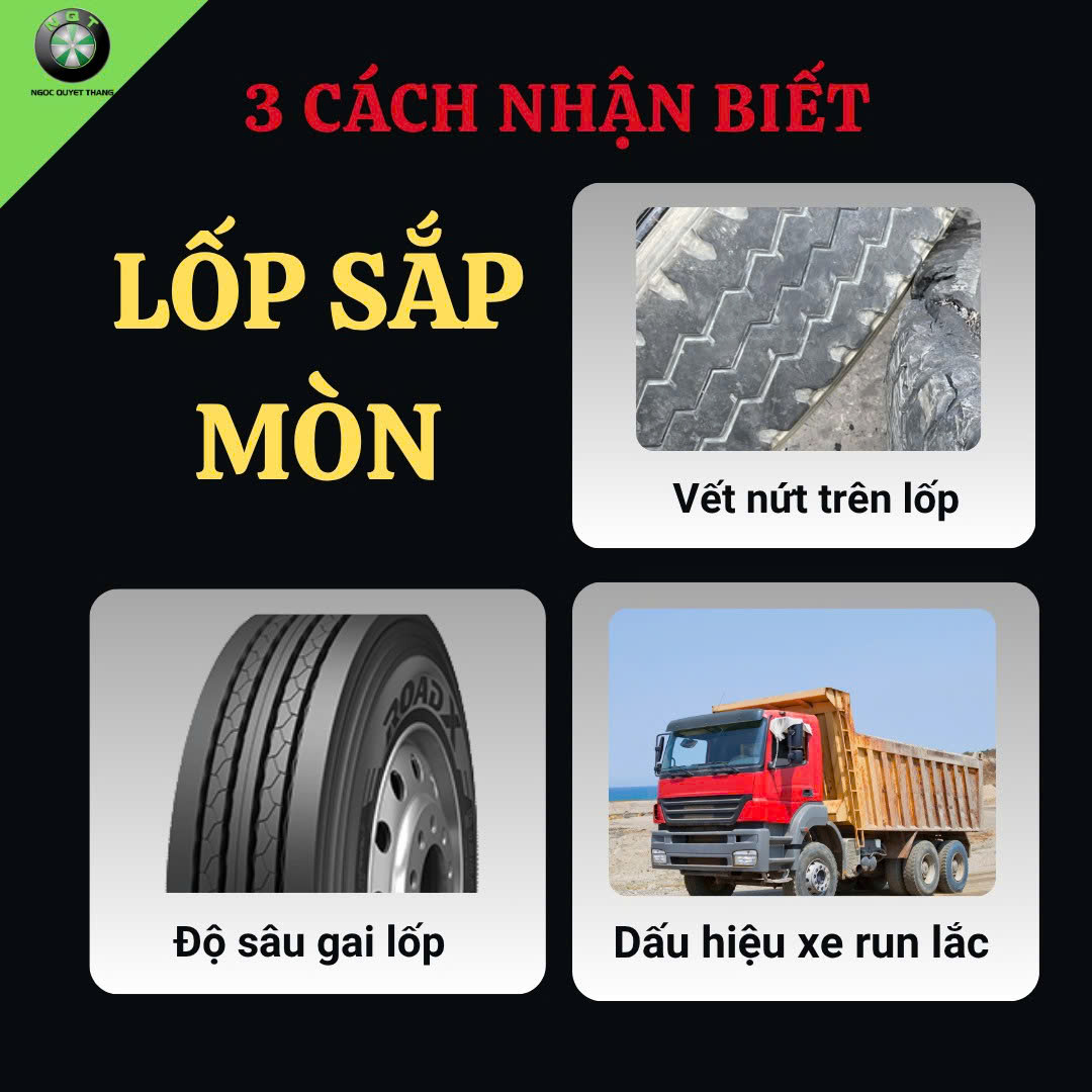 3 cách nhận biết lốp xe sắp mòn – tránh tai nạn, tránh hao xăng!