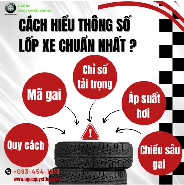 Cách đọc thông số lốp xe tải